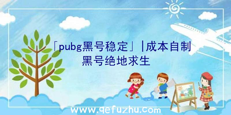 「pubg黑号稳定」|成本自制黑号绝地求生